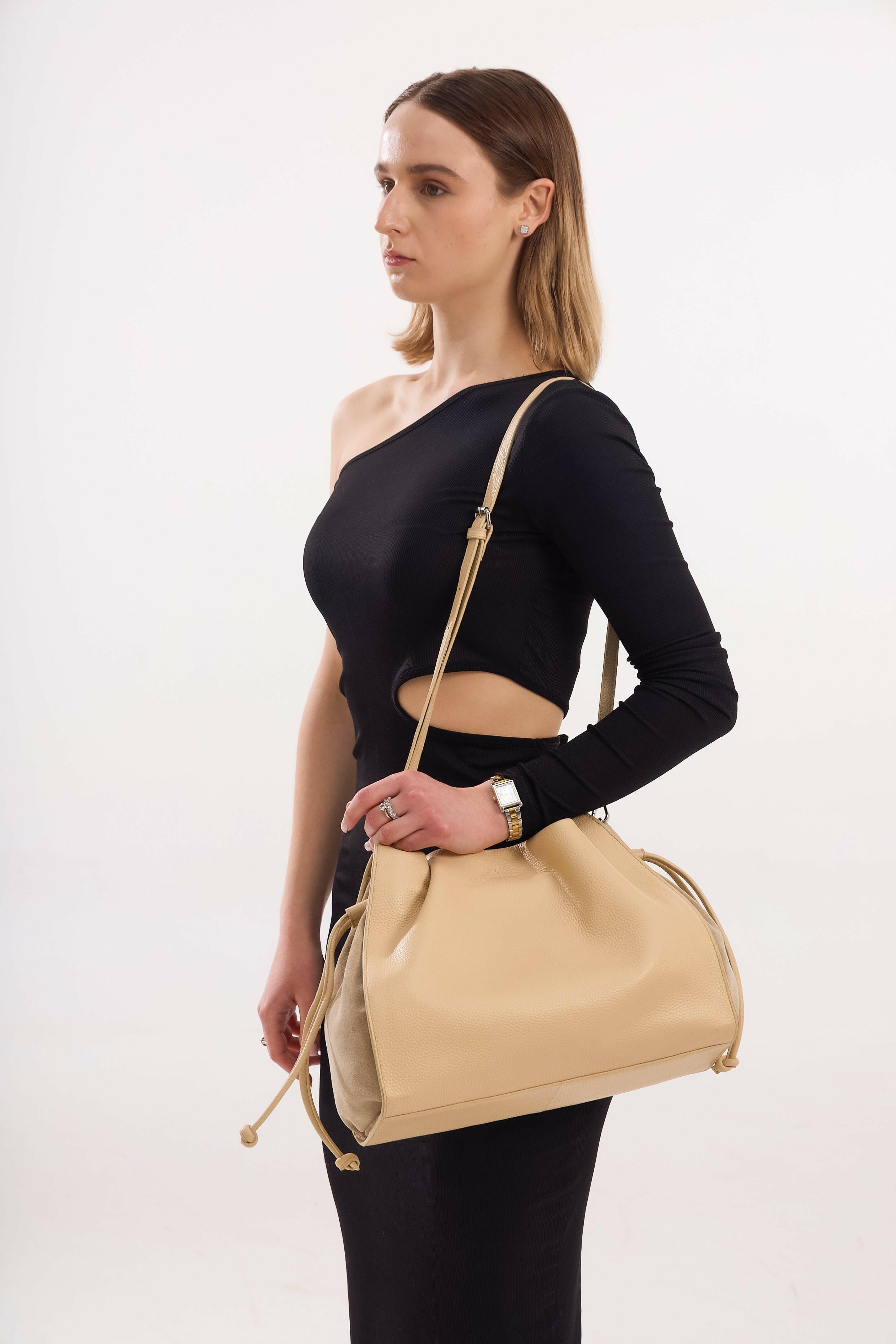 Alltagstasche in beige
