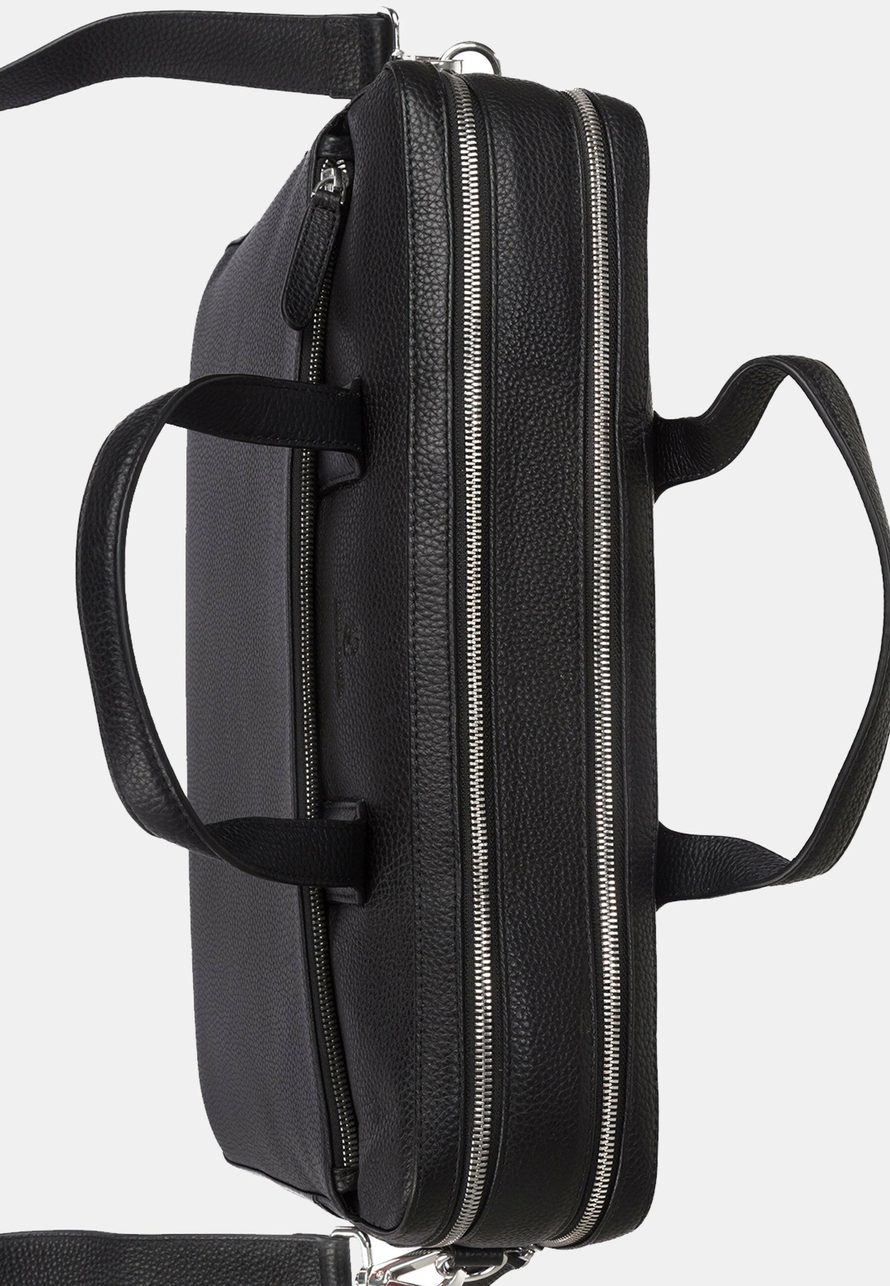 Schwarze Business-Ledertaschen Schweiz von Indian Cobbler