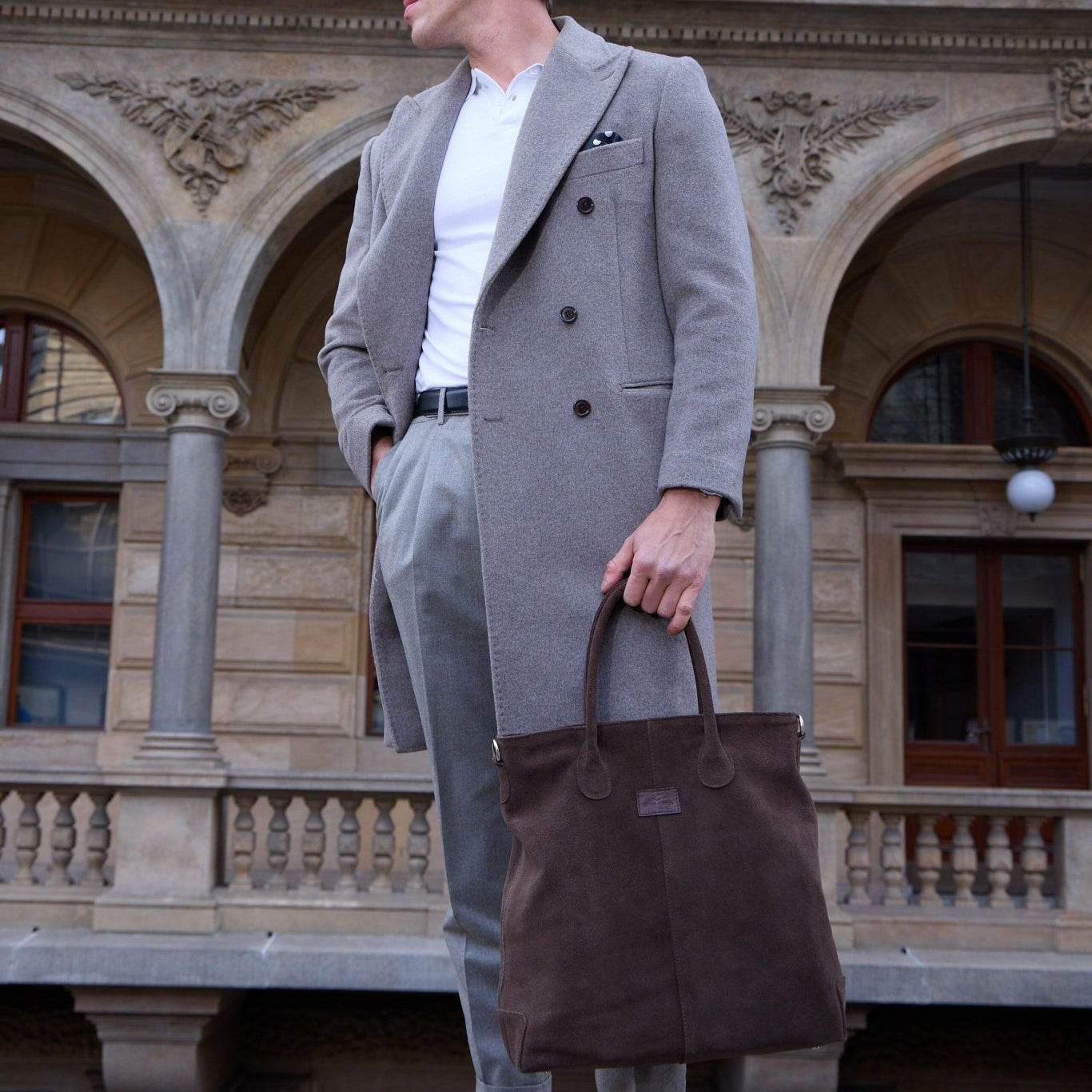 Suede Tote PREORDER - Indian Cobbler Switzerland