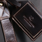 weekender with name tag