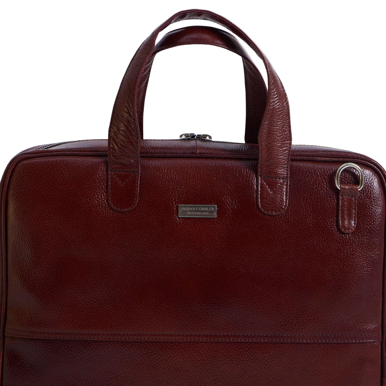 UnisexBusiness Briefcase in Burgundy - Indian Cobbler Switzerland