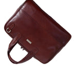 UnisexBusiness Briefcase in Burgundy - Indian Cobbler Switzerland